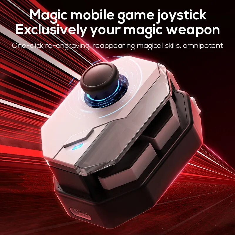 Fengfan Controller HID MFI Type Game Controller for Android and IOS Controller Joysticks TYPE-C/USB/Bluetooth ConnectionMobile Game Recoil Controller