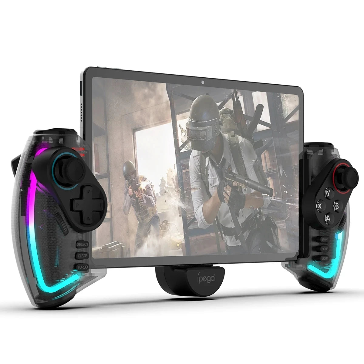 Ipega PG-9777S Bluetooth Gamepad For Nintendo Switch Android iOS iPad PC With RGB Light Linear Vibration Stretchable Controller